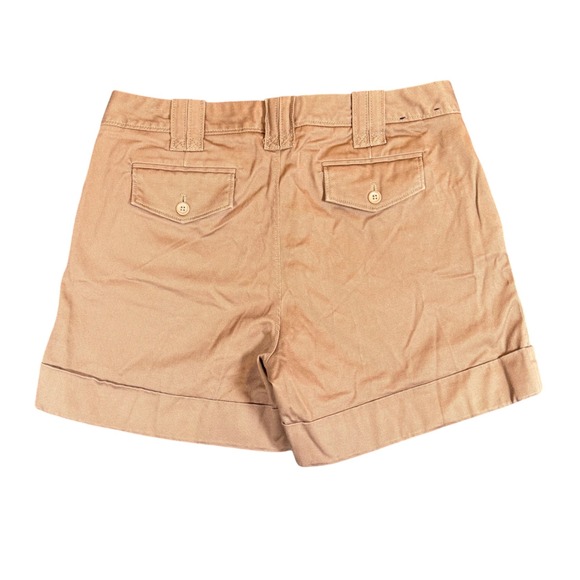 Banana Republic Martin Fit Stretch Shorts Women's 10‎ Large Safari Shorts Tan - Picture 2 of 4